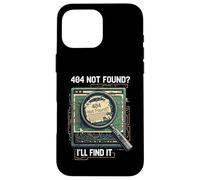 404 Not Found I'll Find It Coder Programmer Tech Humor Case for iPhone 16 Pro Max