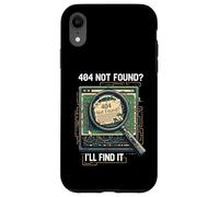 404 Not Found I'll Find It Coder Programmer Tech Humor Case for iPhone XR