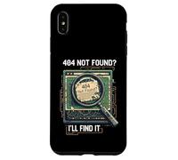 404 Not Found I'll Find It Coder Programmer Tech Humor Case for iPhone XS Max