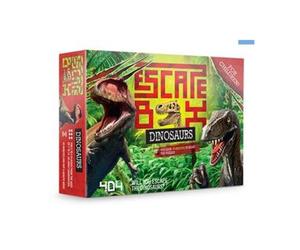 404 on the Board Escape Box Dinosaurs | Room in a Fun for Family Game Night Puzzle Solving Kids and Adults Ages 5+ 2-5 Players Average Playtime 45 Min