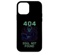 404 Soul Not Found Cyberpunk Skeleton Hacker Computer Case for iPhone 12 mini