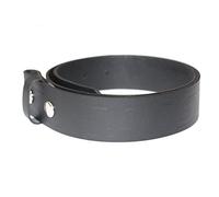 4041M Cowhide Belt for Buckle Buckle with Jean Eagle Embossing, Jean-black, 128 cm