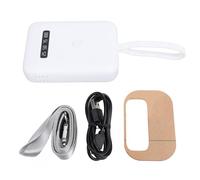 405nm LED UV Hair Extension Light, Handheld UV Glue Curing Lamp, 18W Fast Curing with Accurate Battery Display, Portable Hair Extension Tool for Home and Salon Use (White)