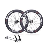 406 451 BMX Bike Wheels 20inch Folding Bike Wheelset Height 40mm Aluminum Alloy Double Wall Rims 100/135MM Quick Release Disc Brake + V Brake, 8/9/10/11 Speed Cassette