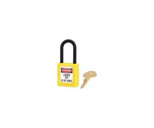 406YLW Master Lock Non Conductive Lockout Padlock Yellow