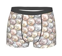 408 Pearls Shine Men'S Shorts Briefs Soft,Quick-Dry Underpants Antibacterial Sport Boxer L