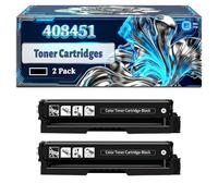 408451 Toner Cartridges Compatible for Ricoh MC240FW PC200W Printers, With Chip Large Capacity 5500 Pages (2 Pack Black)