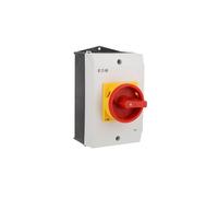 40A 3P Disconnect Switch in Housing IP65 Red Yellow 199909