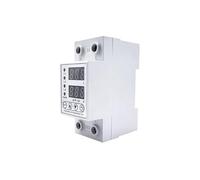 40A 63A 100A 230V Adjustable Over Under Voltage Reclosing Protector Relay Limit Current Protection Dual Digital Display 3 Phase IDGTTLDF(1P)