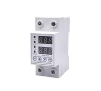 40A 63A 230V Adjustable Over Voltage Under Voltage Reclosing Protector Relay Limit Over Current Protection Dual Digital Display(63A)