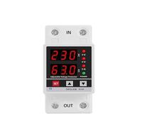 40A 63A 230V Din Rail Adjustable Over Voltage And Under Voltage