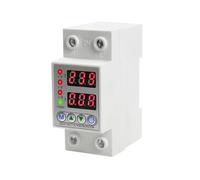40A 63A 230V Din Rail Dual Display Adjustable Over Voltage Current