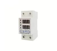 40A/63A/80A/100A Din Rail Dual Display Adjustable Intelligent Over Voltage Current And Under Voltage Device Protector Relay(80A)