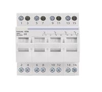 40A 63A MTS Dual Power Manual Transfer Isolating Switch Interlock Circuit Breaker 1P 2P 3P 4P 230V 400V Changeover Switch(4,63A)