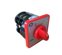 40A 7.5kw 380V 2-Pole Two-Position Universal Rotary cam Switch Silver Contact HZ5-40/7.5 L02