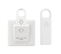40A 86 Type Hotel Card Power Switch, Energy Saving Switch with 2 Card Keys, for Apartments, Hotels, and Guesthouses