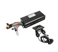 40A Sine Wave Controller, 3 Modes LCD Color Screen Display Panel Aluminum Alloy ABS Conversion Kit, with Self Learning Functionality, for Electric Bike Electric Scooter