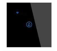40A Smart WiFi Touch Water Heater Switch Tuya Life APP Timer Voice Control Glass Panel Wall Power Black