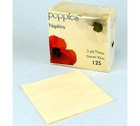 40cm 2ply CREAM NAPKINS (2000) DINNER SERVIETTES
