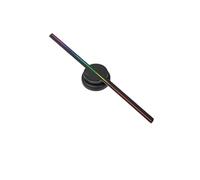 40cm 3D Holographic Fan LED Neon Lights Rotating Display AD Projector Widely applicable