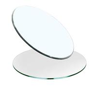40CM 50CM 80CM 90CM Tempered Glass Tabletop Round Glass Cover for Coffee Table Clear Glass Panel for Dining Tables (80CM/31.5IN) -Elegant Design