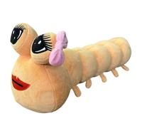 40cm Alien Pou Plush Toy, Alien Pou Stuffed Animal Pillow Doll, Cartoon Big Eye Alien Anime Plush Figure Toy for Girl Boy Children's Gift (Red Mouth)