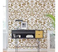 40cm Arabian Muslim Islamic Arabesque Stencil Stencils for Walls Large Mandala Template Reusable Decor Furniture Pattern Patterns Templates to Paint Decoration Frames Painting Flooring Tile