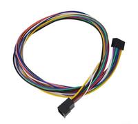 40cm Car Stereo Radio ISO Wire Harness Extension Cable 16Pin for Android Player Support in Automotive Audio Systems