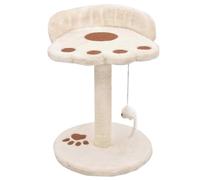 vidaXL Cat Tree with Sisal Scratching Post 40cm Beige Play Centre Furniture