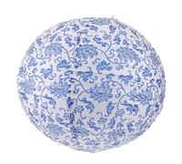 40cm Chinese Paper Lantern Round Oriental Lampshade Chinoiserie Japanese Hanging Lantern Spring Festival New Year Decoration(Blu)