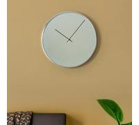 40cm Dia Chrome and Mirror Wall Clock | Baillie