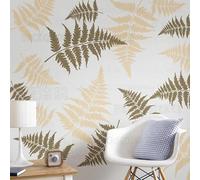 40cm Fern Leaf Stencils For Walls Templates Decorate Painting On The Wall Reusable Crafts Decoration Large Template Plaster Putty Patterns Brick Size Big Portable Blenders