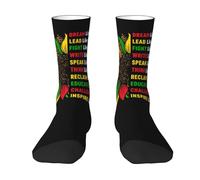 40Cm Funny Socks Antibacterial Ladies Socks Insulated Crew Sock Unisex Crew Mid Calf Hiking Running Athletic Colorful Print For Outdoor Hiking Everyday