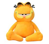 (40cm) Garfield Fat Angry Cat Plush Toy Disney Animals Lazy Foolishly Tiger Skin Simulation