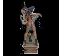 40cm Genshin Impact Cyno Anime Action Figure PVC Toy Character Model Decoration Statue Gifts Collectibles(Natural)