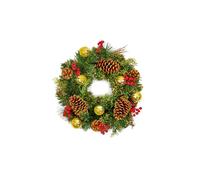 (40cm, Gold) Premier Christmas Dressed Wreath