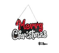 40cm Hanging Merry Christmas Infinity Mirror Decoration with LEDs Samuel Alexander Multi One Size