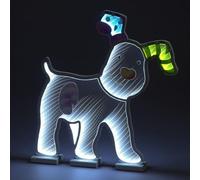 40cm LED Infinity The Snowdog Christmas Decoration IF05117