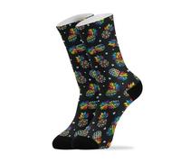 40Cm Mens Calf Socks Unisex Running Socks Athletic Sports Sock Rainbow Pineapple And Hearts For Trekking Walking Ankle