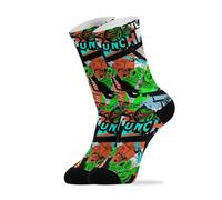40Cm Mens Sock Unisex Mens Calf Socks Antibacterial Walking Sock Mon-Ster Truck For Outdoor Home Leisure