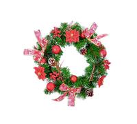 (40cm, Red) Premier Christmas Dressed Wreath