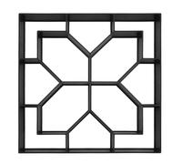 40CM Reusable Concrete Path Maker ABS Walkway Stone Mold for Garden, Patio & Sidewalk | Stepping Stone Paver with Instruction Manual (15.7x15.7x1.6in)