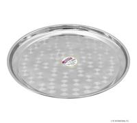 40Cm Round Serving Tray Non-Slip Drinks Bar Serve Waiter Food Tray Kitchen Home