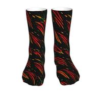 40Cm Socks Unisex Ladies Socks Antibacterial Walking Sock Jamaica For Trainer Outdoor Christma