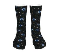 40Cm Socks Wicking Running Socks Antibacterial Walking Sock Chicken Evil Eye For Men Trekking Ankle