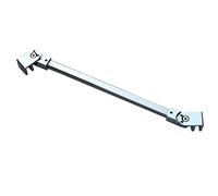 40cm Stainless Steel Frameless Shower Door Fixed Panel Connecting Glass to Glass Support Bar for 1/4" to 3/8" Thick Glass by M-Home