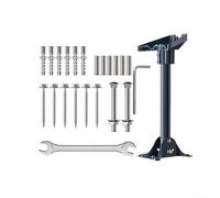 40cm Steel Pivot Pole with Reinforced Aluminum Adapter and Adjustable Angle Base for Starlink For GEN 3 Installation