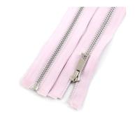 40cm to 80cm Metal Zipper Single Open Silver Teeth for Jackets Clothes Sewing Repair Kit 5 or 10 Pcs 5#,Pink,10Pcs - 70cm