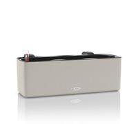 40Cm Window Box, Sand Brown Plastic Hanging Self-Watering Planter With Water Level Indicator H14 L40 W14 Cm Lechuza Cube Triple