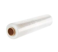 40cm x 1.1 KG Heavy Duty Stretch Film Wrap | Multipurpose Clear Pallet Stretch Wrap Film | Extra Strength & Thickness Plastic Wrap | Clear Shrink Wrap | Perfect for Household, Pallet Packing - 1 Roll